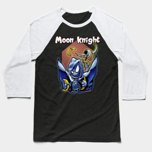 Cartoon Moon Knight Baseball T-Shirt